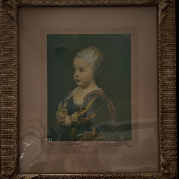Antique Picture,Baby Stuart - Picture 10 of 14